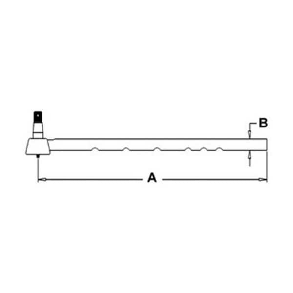 Aftermarket New Tie Rod Fits Case-IH Tractor Models 100 130 140 A1 AV AV1 + 360412R11 - main
